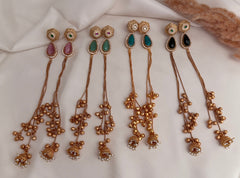 Kashmiri statement earrings