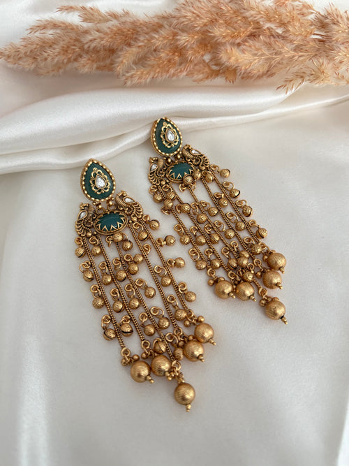 Heritage Kundan Earrings