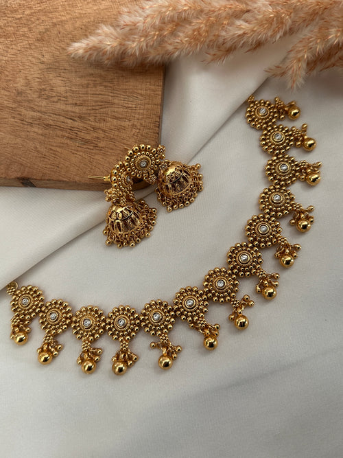 Gold Imitation Necklace Set