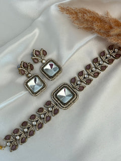 Uncut kundan choker Set