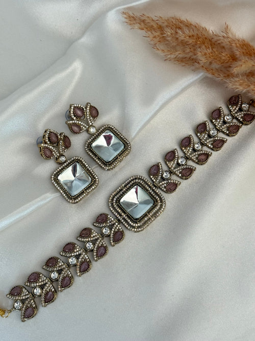 Uncut kundan choker Set