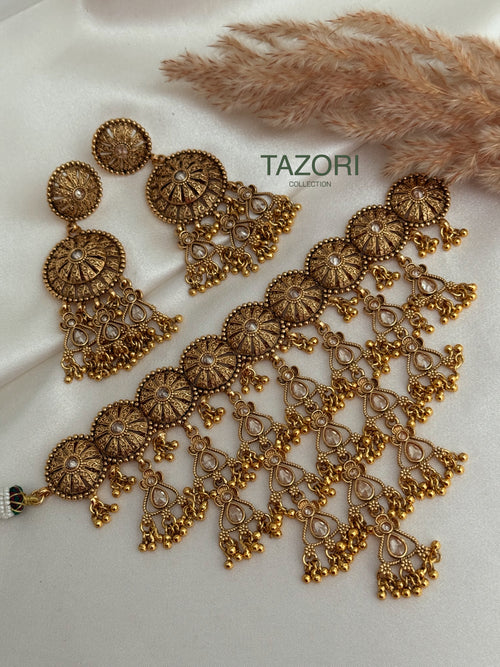 Antique Gold Choker Set