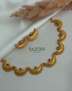 Chand Gold Choker/necklace Set