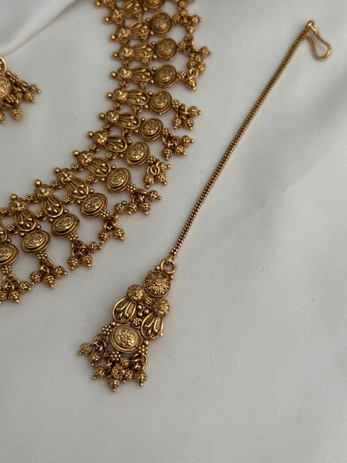 Riya gold Necklace Set