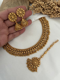Gold imitation Necklace Set