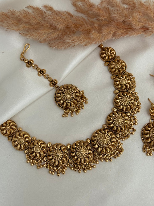 Gold Imitation Necklace Set