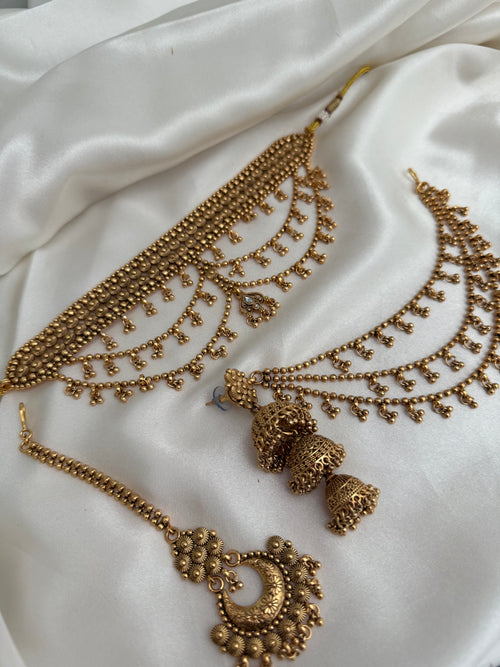 Kaira gold Choker Set