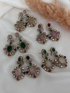 Emerald Victorian Diamond earrings