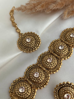 Pearl Gold Choker Set