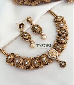 Red & Green Antique Necklace Set