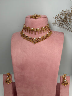 Arpan double necklace set