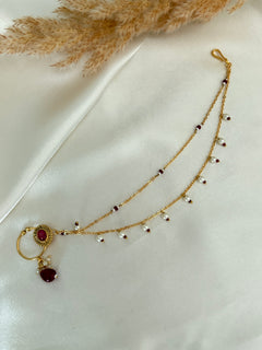 Bridal Pearl Nose Ring