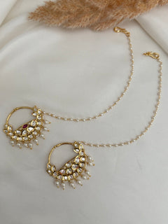 Bridal Tyani kundan Nose Ring
