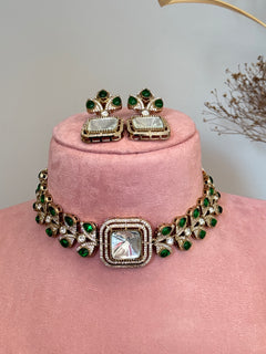 Uncut kundan choker Set