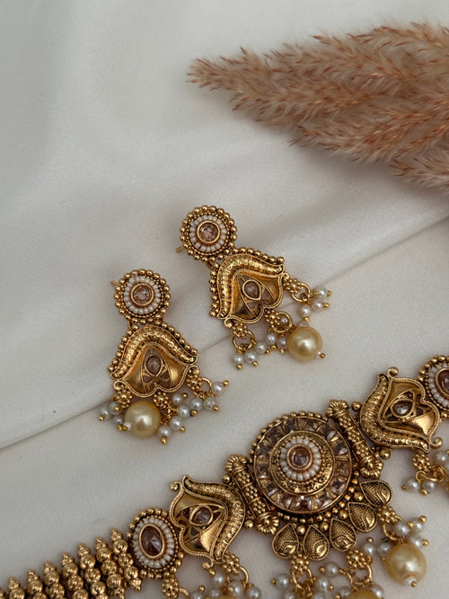 Saya choker Set x jhumki