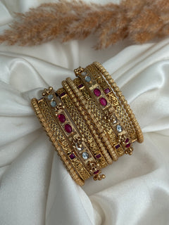 Gold Imitation bangle stack