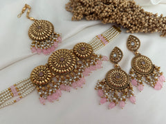 Gold choker Set
