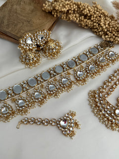 Pearl Uncut Kundan Choker Set