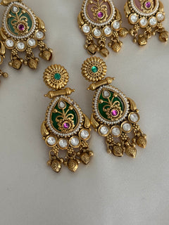 Heritage Kundan earrings