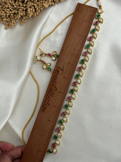 Polki Kundan Choker/necklace Set