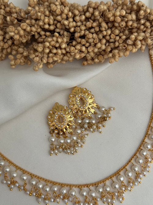 Traditional Pearl necklace Set