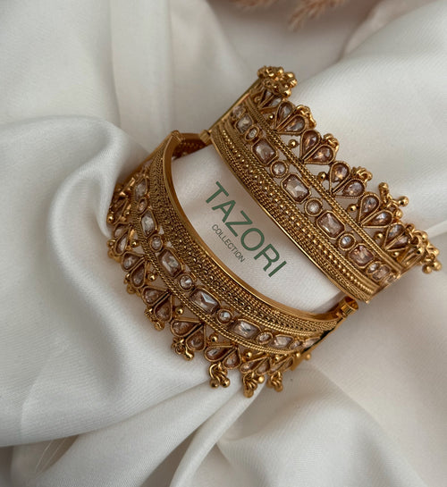 Sneha polki bangles set