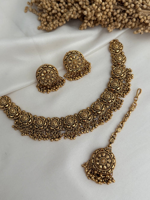Gold Imitation Necklace Set