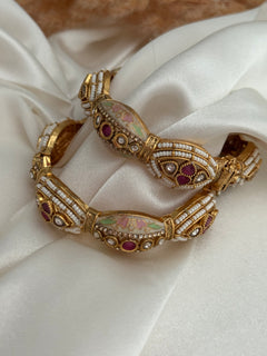 Antique Gold Kada Set