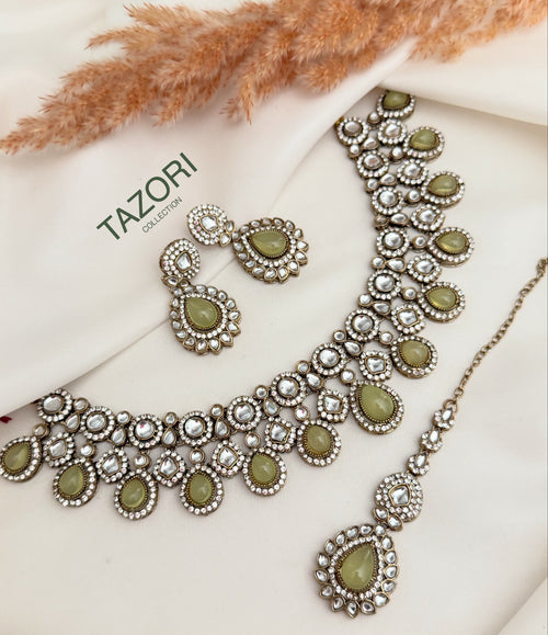 Uncut Kundan Necklace Set