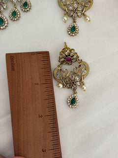 Polki necklace set