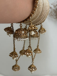 Jhumki Bangles Set