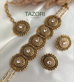 Pearl Gold Choker Set