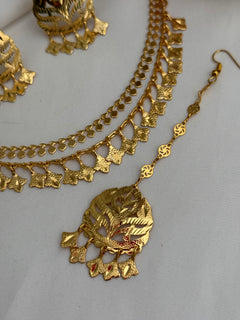 Traditonal Patra double necklace set