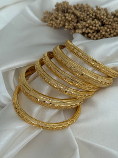 Gold Imitation bangle stack