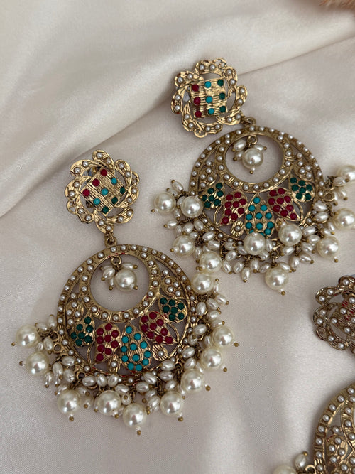 Jadau earrings Set