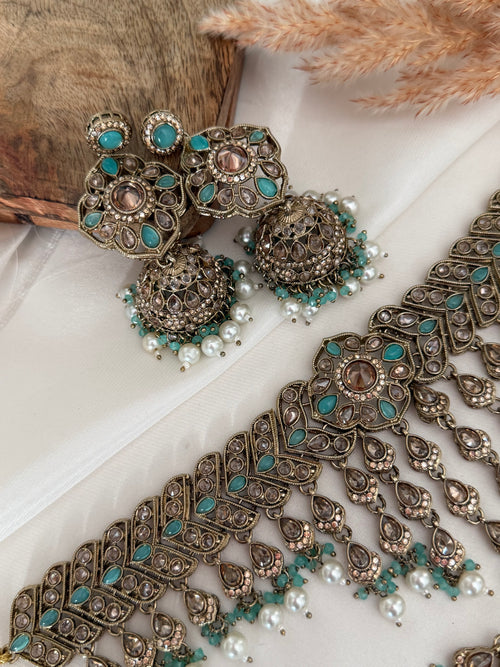 Polki Antique choker Set