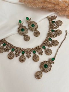Zara Polki Necklace Set