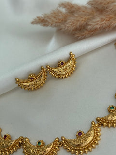 Chand Gold Choker/necklace Set