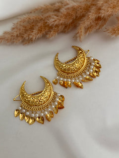 Chand / Moon pipple Patti hair pins