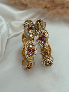 Antique Gold Kada Set
