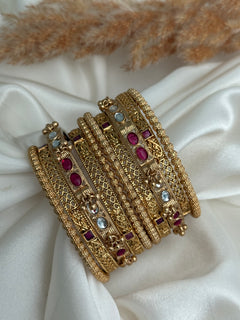 Gold Imitation bangle stack