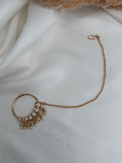 Bridal Kundan Nose Ring
