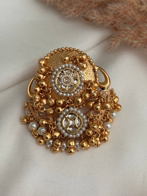 Kashmiri ghoongro Adjustable Ring