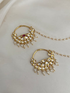 Bridal Tyani kundan Nose Ring