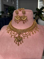Mira Gold Necklace Set