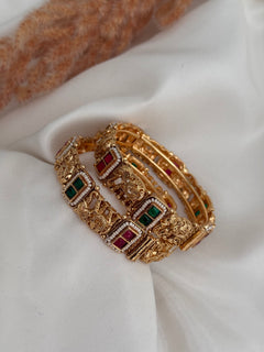 Gold imitation Kada set