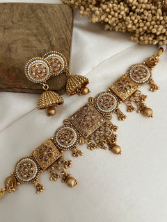 Pearl Gold Necklace Set