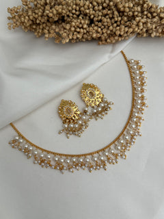 Traditional Pearl necklace Set