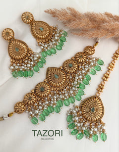 Bhavi Gold Imitation Choker Set