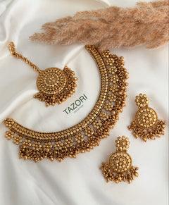 Gold Imitation Necklace Set